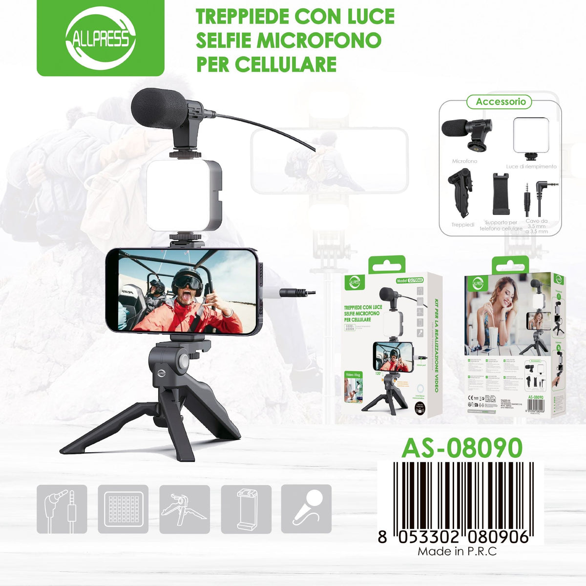 Supporto per riprese