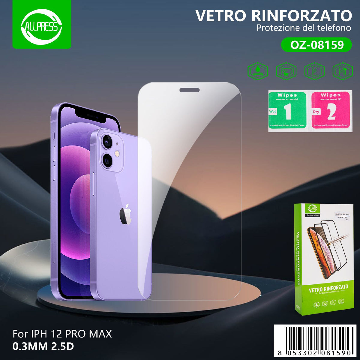 Pellicola per iPhone 12 Pro Max