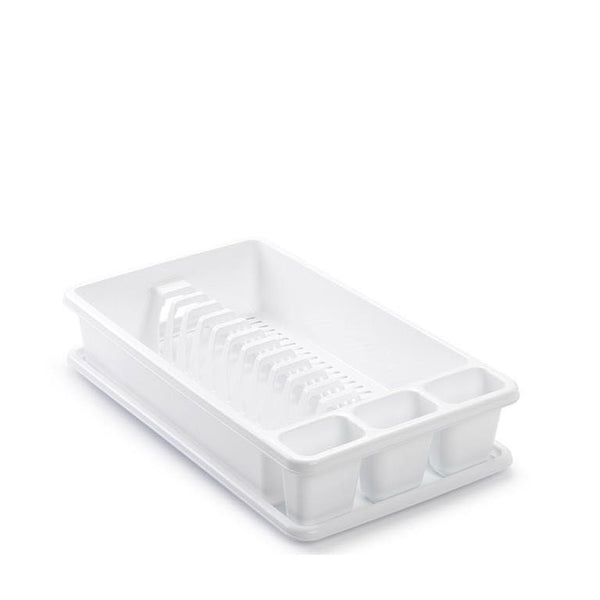 SCOLAPIATTI RETTANGOLARE BIANCO 45X26X9CM
