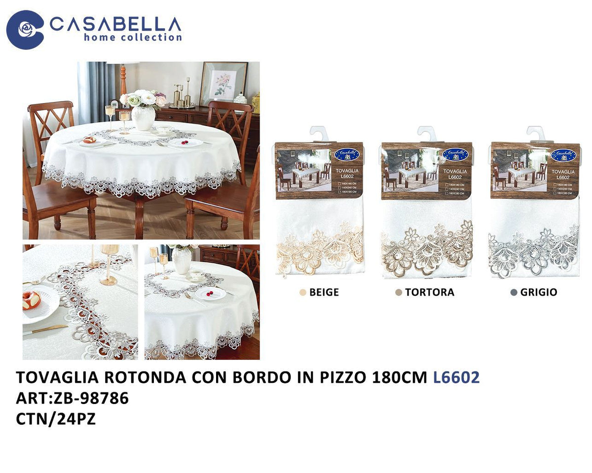 Tovaglia 180 Rotonda