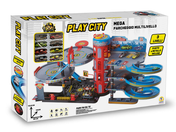 Pista o garage giocattolo – PLAY CITY GARAGE GIGANTE 81140