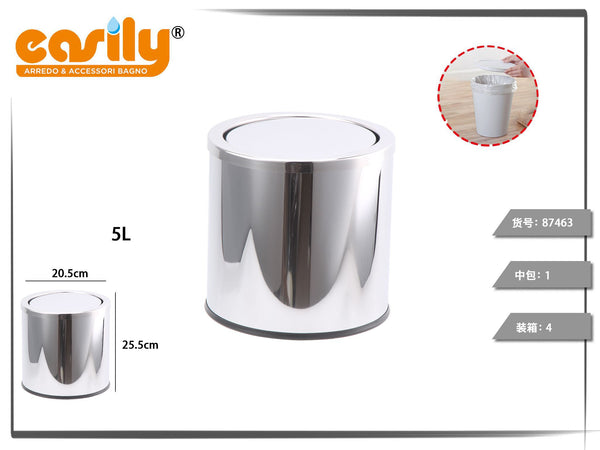 Pattumiera da 5 L con coperchio basculante