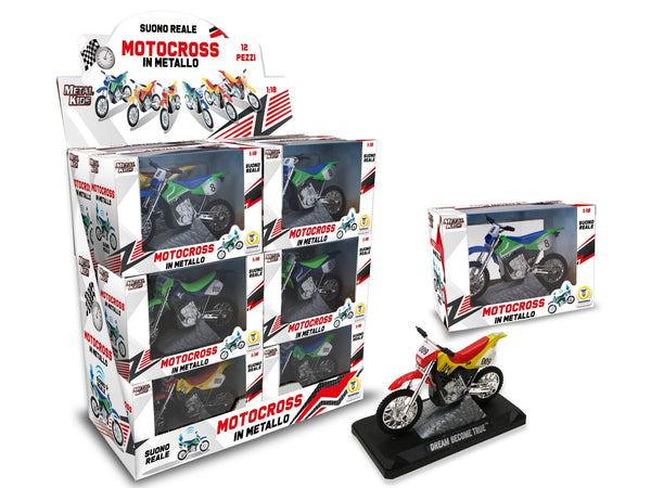 Veicolo giocattolo – METAL KIDS MOTO CROSS METALLO 60996