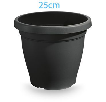VECA VASO 25CM ANTRACITE
