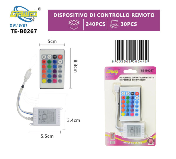 Controller con telecomando per illuminazione