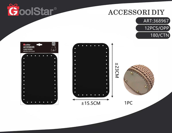 Fondo per borsa GoolStar 23 × 15,5 cm, dieci colori