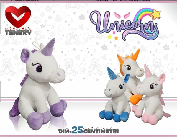 Peluche – PELUCHE UNICORNO 20CM 01F371