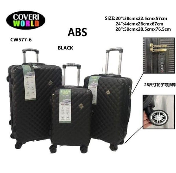 Set di 3 trolley rigidi Coveri World CW577-6
