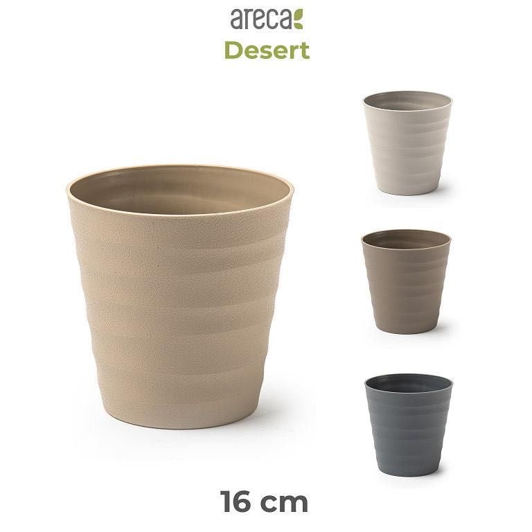 VASO DESERT PLASTICA ARECA 16CM 16X16X16CM