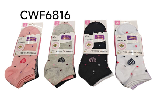 Fantasmini donna CWF6816 - confezione da 12 paia