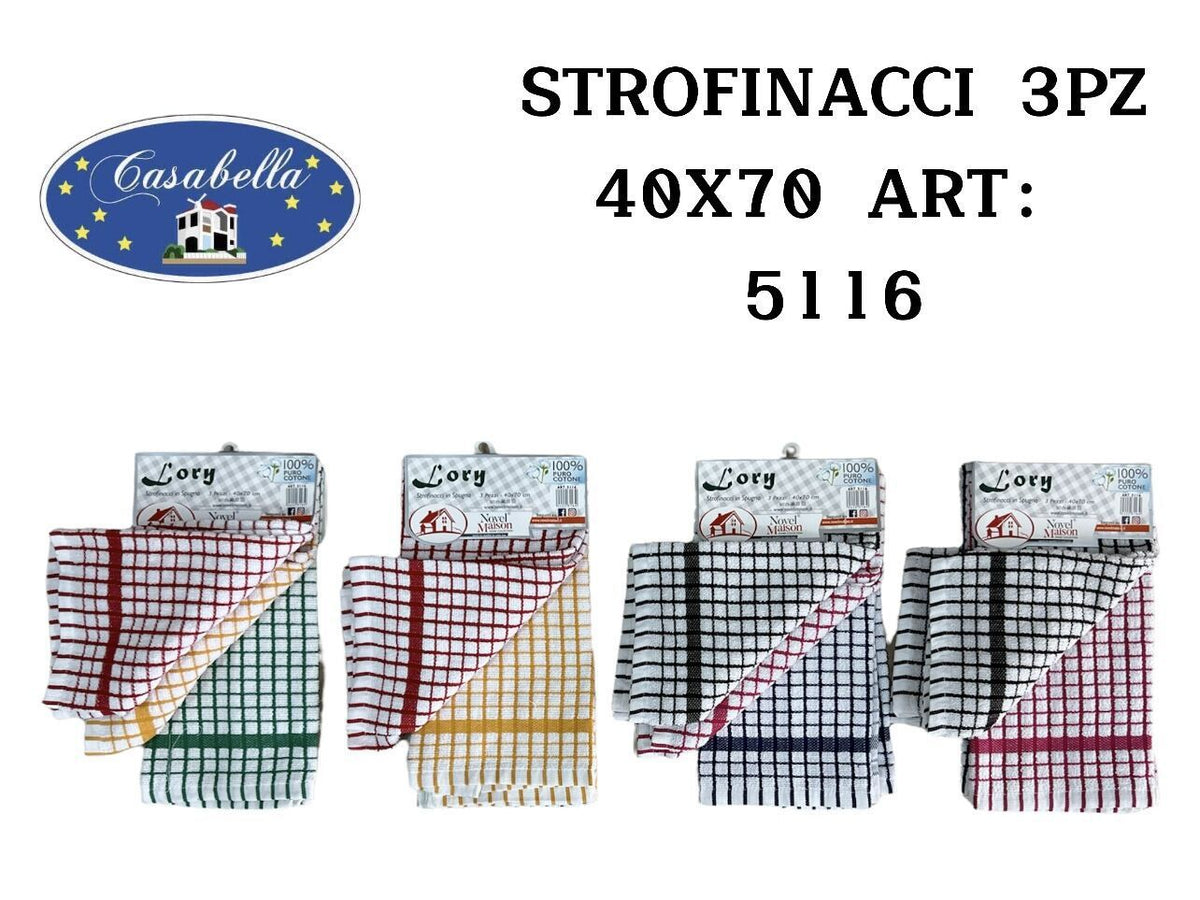 Strofinaccio 3PZ 40X70