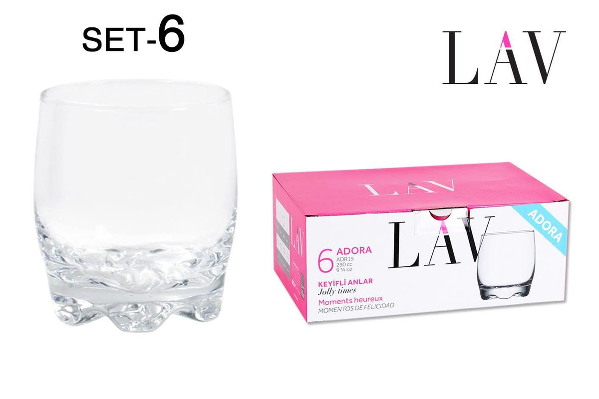 6 BICCHIERI ACQUA 290CC 5445S