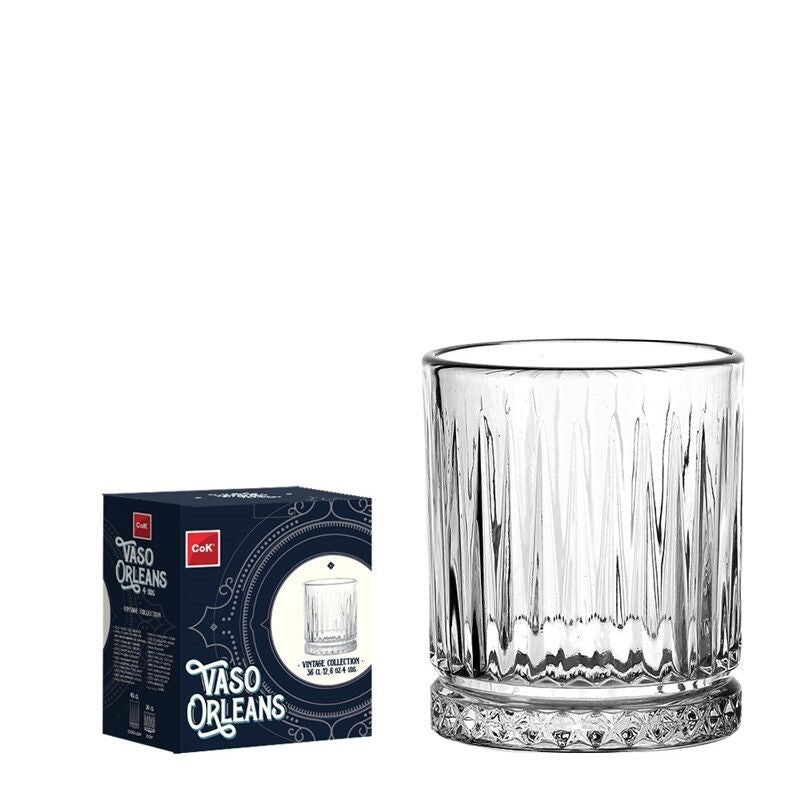 COK 4 BICCHIERI VETRO ORLEANS DOF 36CL
