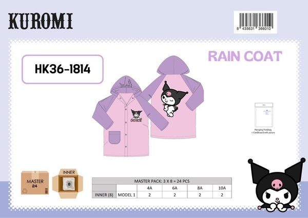 Ombrello – HELLO KITTY KUROMI RAIN COAT HK361814