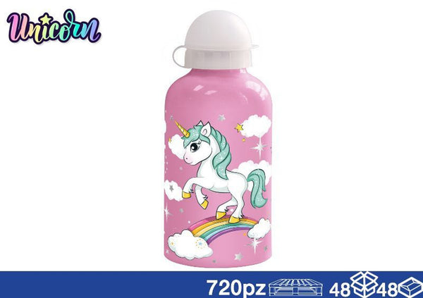 Tazza, bicchiere o borraccia – BORRACCIA ALLUMINIO 530ML UNICORNO EOL75812