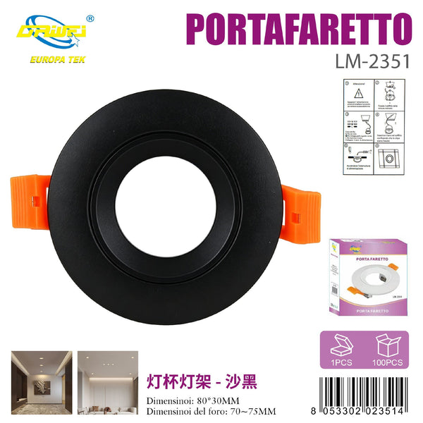 Ghiera per faretto