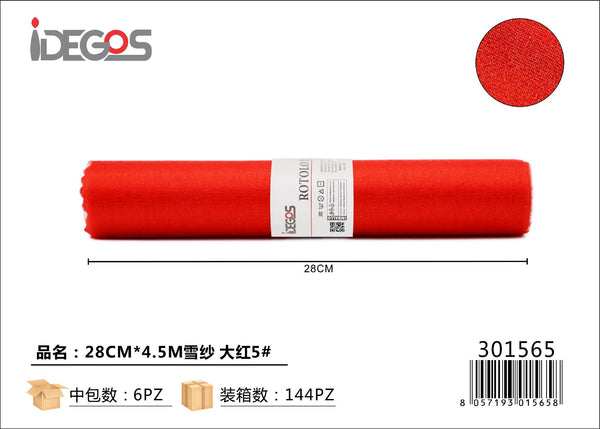 Rotolo di organza, 28 cm x 4,5 m