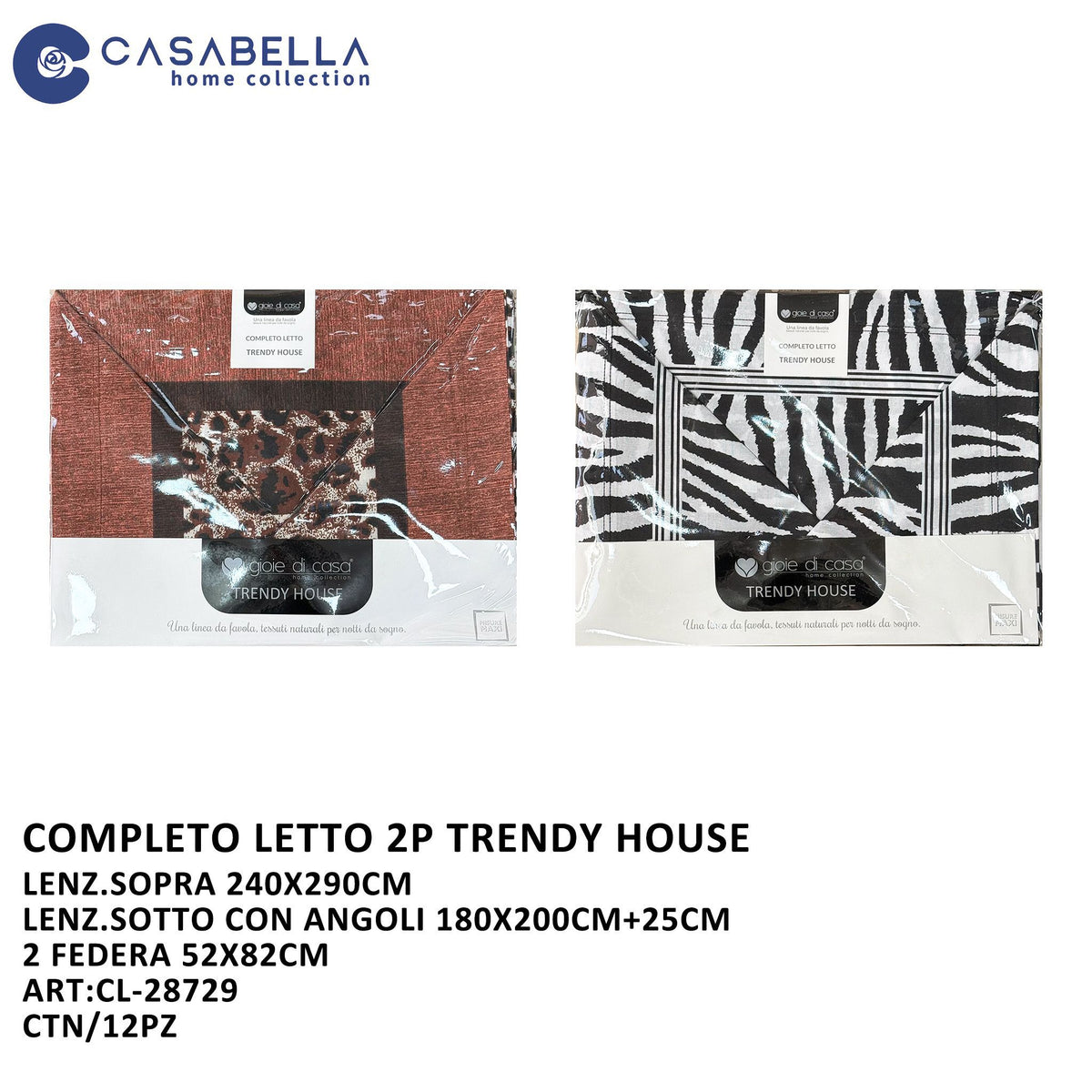 Completo Letto 2P Trendy House