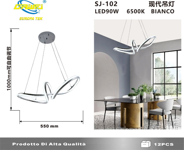 Lampada a sospensione — 90 W, 6500 K