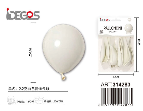 Palloncini in lattice, 10 pollici, 10 pezzi, serie 2,2 g