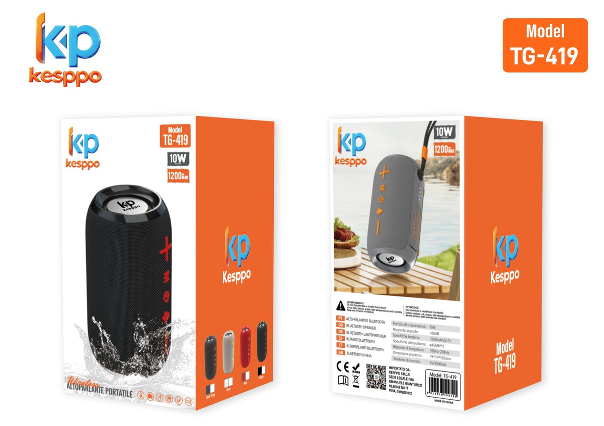 Altoparlante Bluetooth portatile TG-419