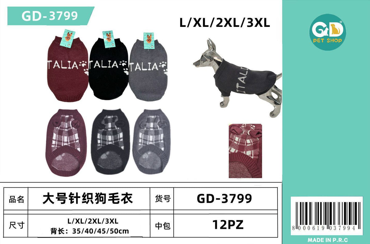 Abbigliamento per animali – Maglietta Per Cani Taglia Max Misto