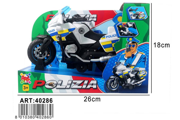 Veicolo giocattolo – MOTO POLIZIA 3 ASS AP40286