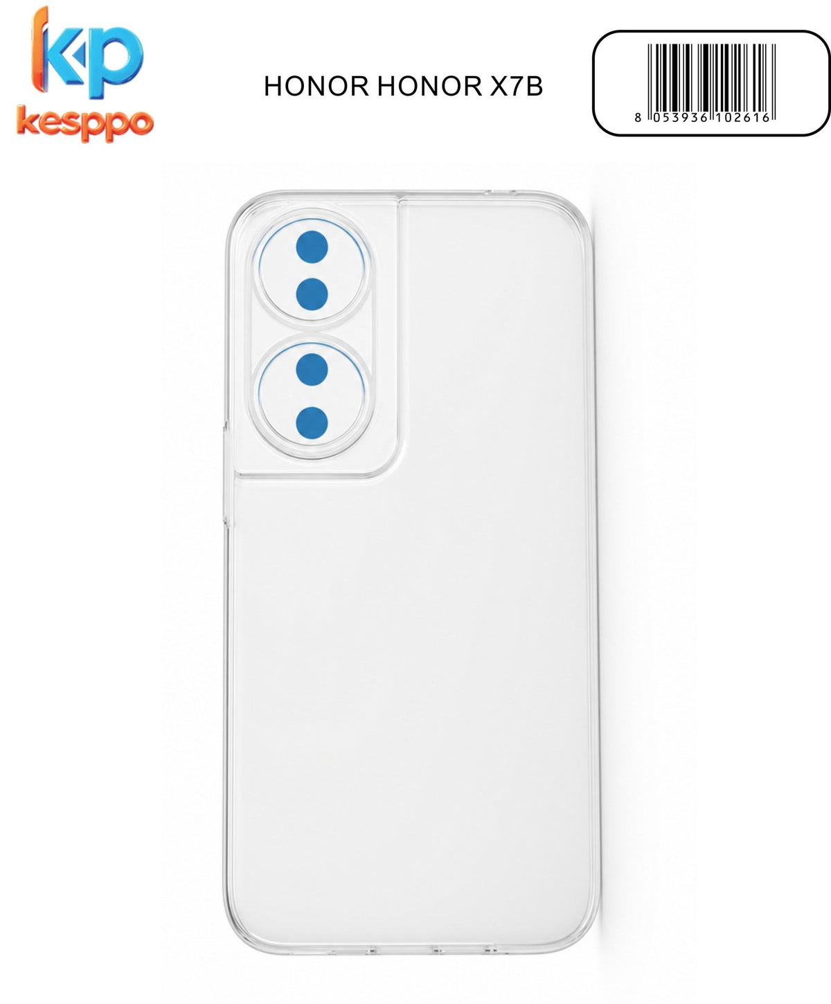 Custodia per Honor X7B – trasparente, in silicone
