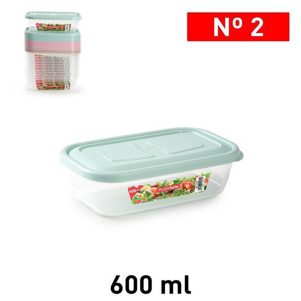 CONTENITORE 600ML 18X11X5CM