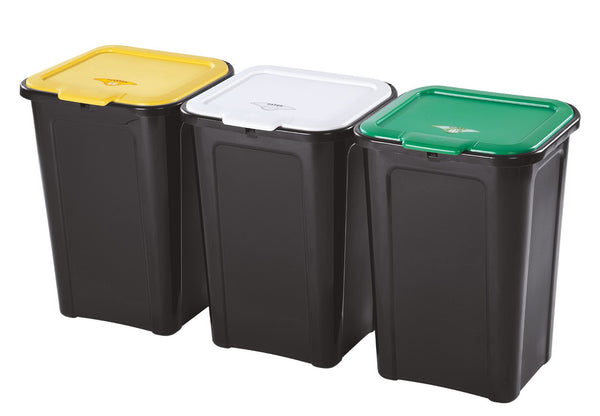 SET 3 PATTUMIERA 44L 38.5x34.5xH54.5cm
