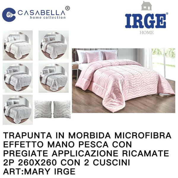 Trapunta 2P 260X260+ 2 Cuscini Irge