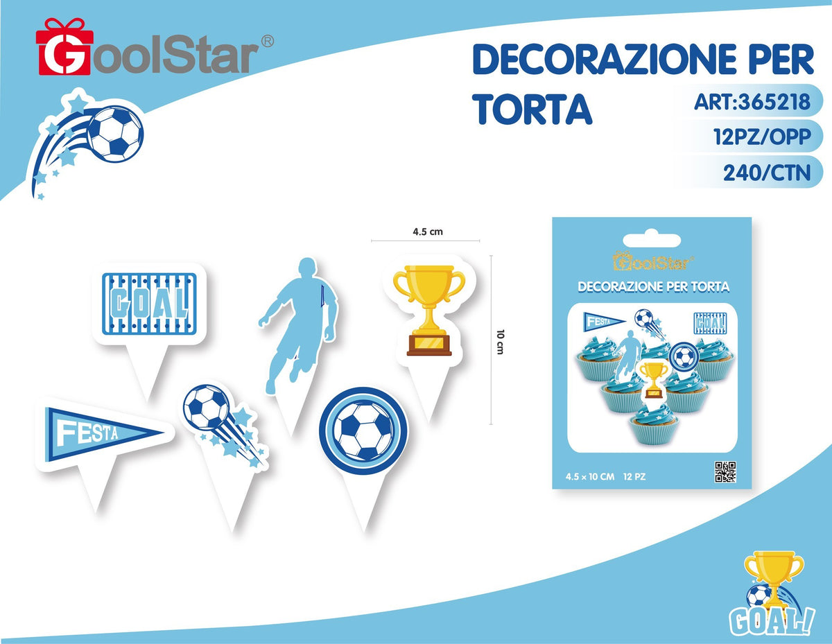 Decorazione per torta goal