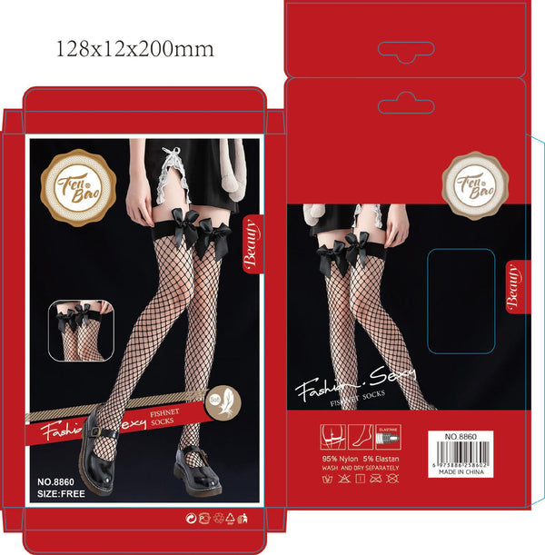 Calze lunghe a rete donna NO.8860