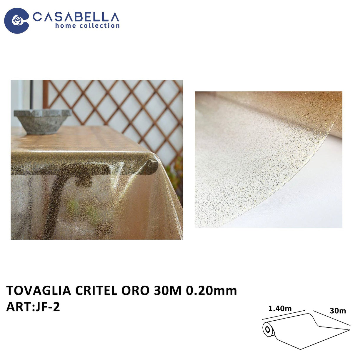 Tovaglia Critel Oro 30 0.20MM