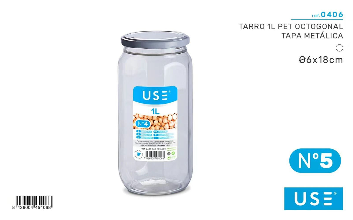 USE BARATTOLI PLASTICA N5
