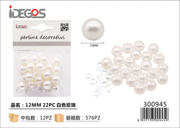 Perline decorative color perla
