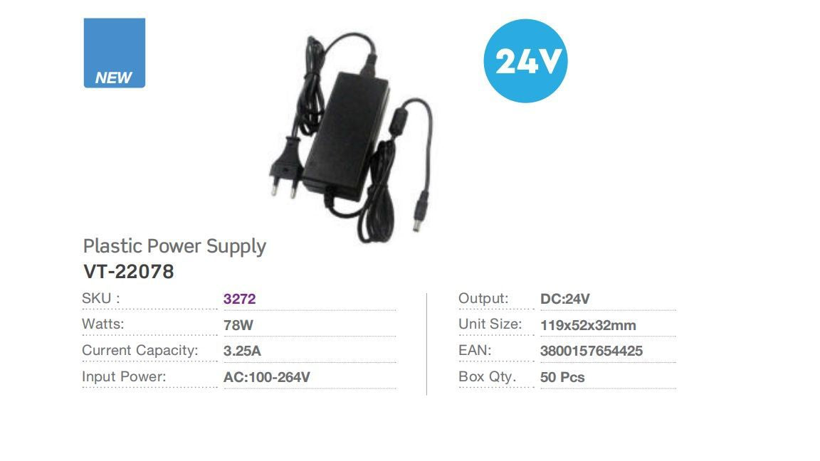 Alimentatore LED 78 W 24 V IP44