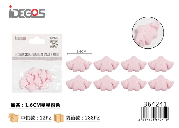 Decorazione Stella in resina, 1,6 cm
