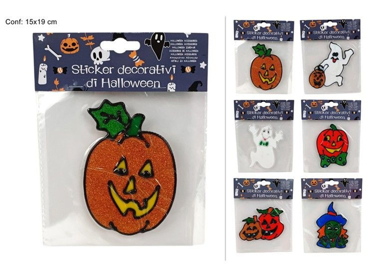 Vetrofania Halloween soggetti assortiti