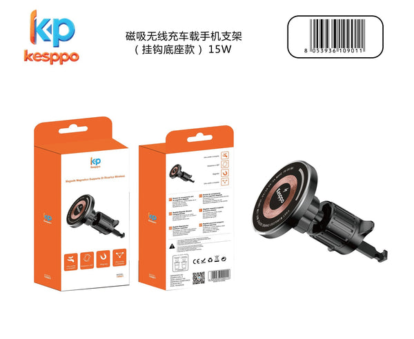 Caricatore wireless auto magnetica 15 W