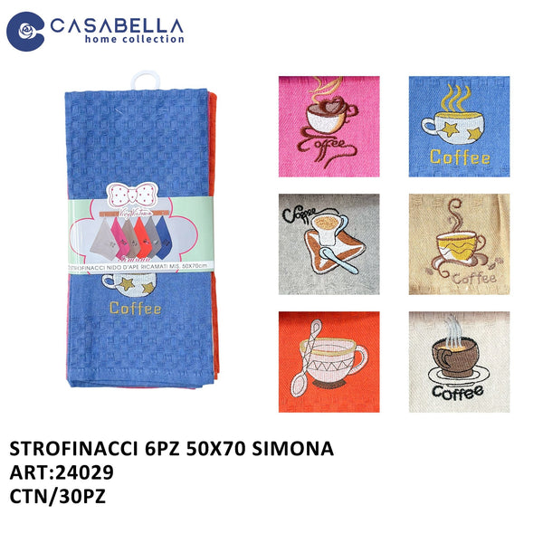 Strofinacci 6PZ 50X70 Simona