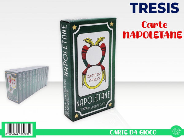 Carte da gioco napoletane plastificate