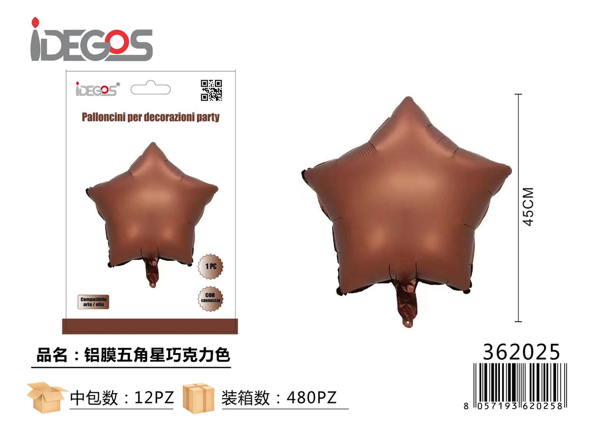Palloncino foil a stella