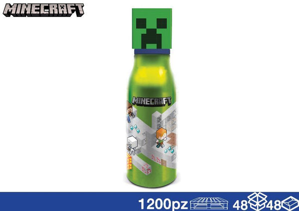 Tazza, bicchiere o borraccia – BORRACCIA ALLUMINIO 690ML 3D MINECRAFT EOL06524