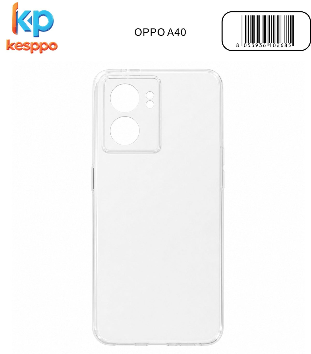 Custodia per OPPO A40 – trasparente