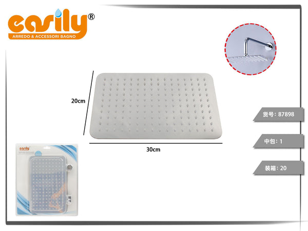 Soffione doccia a piastra rettangolare 30 × 20 cm