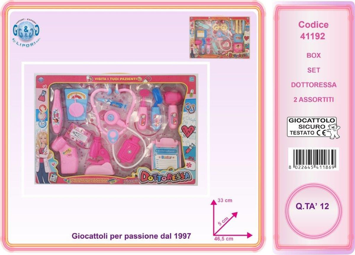 Set mestiere giocattolo – PICCOLA DOTTORESSA LIP41192