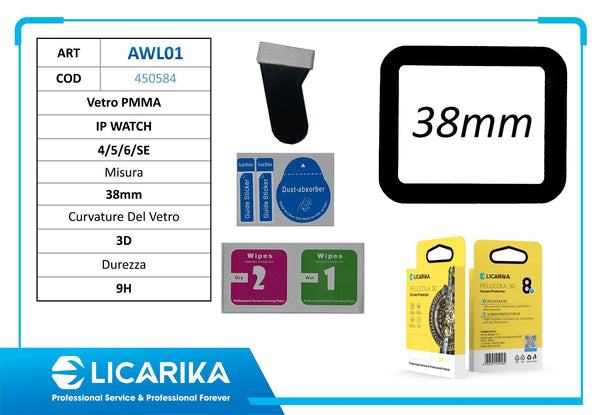 Pellicola protettiva per smartwatch