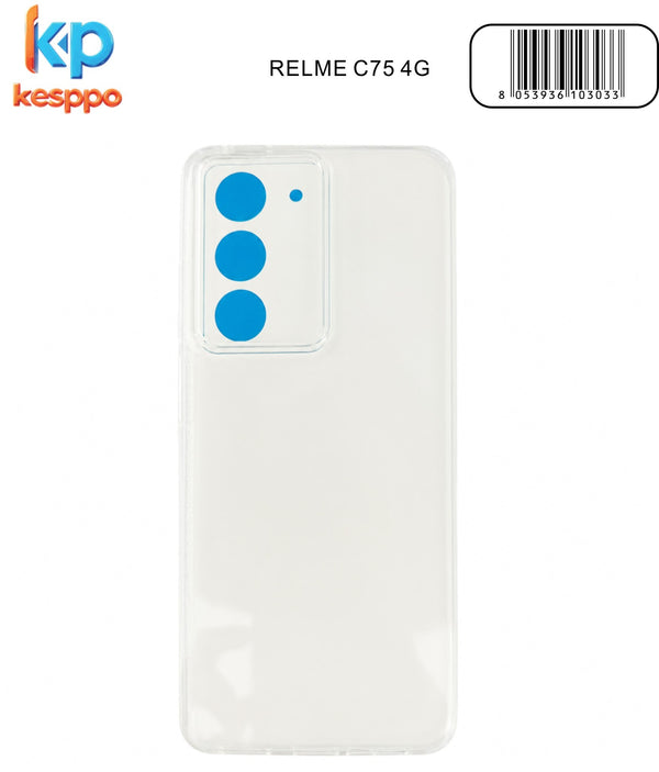 Custodia per realme C75 4G – trasparente, in silicone