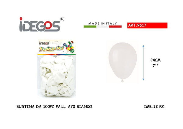 Palloncini, busta da 100 pezzi
